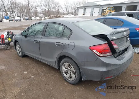 2013 Honda Civic Lx из США, поврежденный, VIN 19XFB2F50DE020104